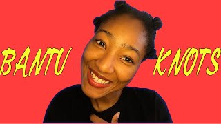 How To Do Bantu Knots, No Hair Accessories (Twa Friendly)| Grwm|Jen Channel