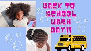 Kids Hair Care: Kids Wash Day For Healthy Hair Growth!! Back To School!(2022) Part 2
