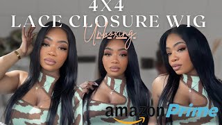 Amazon Finds Unboxing:4X4 Lace Closure Wig