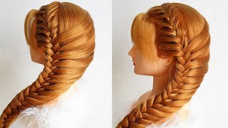 Best Hairstyle One Side For Girl - New French Hairstyle 2022 Simple And Easy
