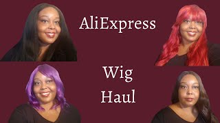 Aliexpress Wig Haul | Try-On | Synthetic Wigs Under $25