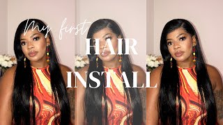 My First Aliexpress Hair Installation ! | Beginner Friendly Wig  | South African Youtuber