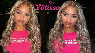 The Prettiest Pre-Highlighted Wig!!Dedicated Wig Install+ Honest Hair Review| Yolissa Hair&Slimm_Rae