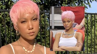 Pink Pixie Wig Inspired By Rihanna