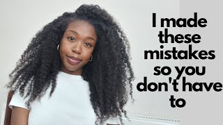Things I Wish I Knew When I Started My Hair Journey | 4A/4B Low Porosity Natural Hair
