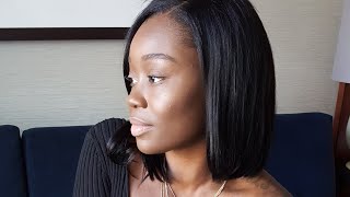 Lace Front Wig: Easy Install Bob Ft Wowebony Wig