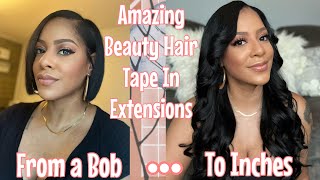 Amazing Beauty Hair Diy Tape Extensions | Do'S And Don'Ts | Tape Ins On Short Hair