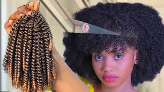 Unbelievable !! Look At This || Spring Twist || Does Magic With Mini Afro || Perfect Tutorial.