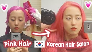 Getting Pink Hair In Korea  // Best Hair Salon In Seoul To Dye + Bleach!