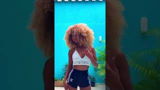 Annivia Blonde Kinky Curly  Short Afro Wig Hair Review $31.99 Cheap Synthetic Hair  Wigs