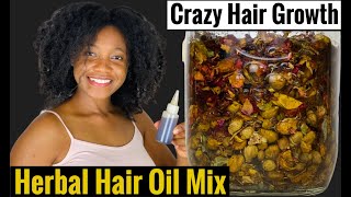 Diy Herbal Hair Oil Mix Benefits For Hair Growth #Hairgrowth #Herbaloil
