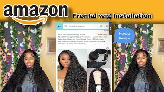 Watch Me Work : Amazon Frontal Wig Installation ( Non Sponsored)