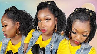 Afro Kinky Curly Lace Front Wig | Myqualityhair | Very Natural & Affordable