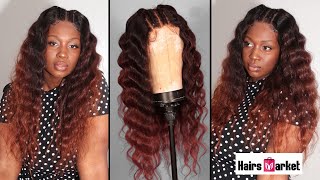 These Waves  Beginner Friendly Wig Install | Hairsmarket Hair|  4X4 Lace Closure Wig!