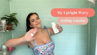 My Easy, Upright Wavy Hair Styling Routine (What To Do When You Don'T Want To Do The Bowl Metho