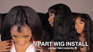 Glueless V Part Wig Install From Start To Finish (Must Watch!)| Alipearl Hair