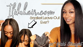 Smallest Leave-Out? | How To Install I Part Wig In Minutes | Ilikehair.Com | No Gel, Glue Or Lace