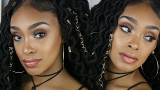 How To Decorate Your Faux Locs | Gold Accessories & Braiding Cord
