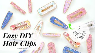 Gorgeous Diy Hair Clips In 5 Minutes  Crafts To Make, Gift, Sell | Handmade Holidays