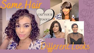Diy || How I Style My Wig || Creating Different Looks
