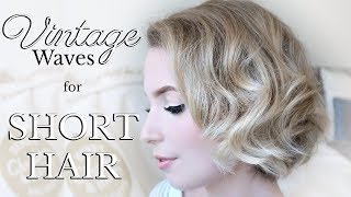 Styling Short Hair | Easy Vintage Curls For A Chin-Length Bob | Ghd Curls