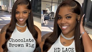 Chocolate Brown Wig  Start To Finish Flawless Install| Alipearl Hair