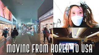 Moving From Korea To Usa|Shopping, Korean Hair Salon, Incheon Airport & Flight To Usa