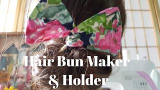 Diy Fabric Hair Bun Maker And Holder / Treading Hair Accessories For Long Hairstyle Chang Fa Fa Shi