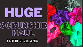 Huge Scrunchie Haul !! | I Bought 50 Scrunchies | Hair Accessories | #Shoppingsaturday