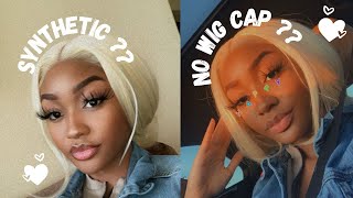 Detailed// $60 613 Synthetic Lace Front Melt // No Bald Cap Method (+ Wig Review)