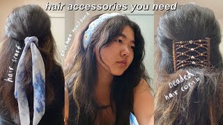 Must Have Hair Accessories! Make Your Hair Look Cuter In Seconds