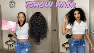 Beautiful Kinky Curly 4X4 Lace Front Wig| Vshow Hair