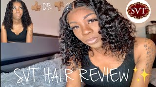 Svt Hair Review | 4X4 Lace Closure Wig | Indian Curly | Aliexpress