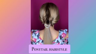 Easy Ponytail Tutorial #Shorts #Hairstyle #Ponytail #Bun #Girlshairstyle
