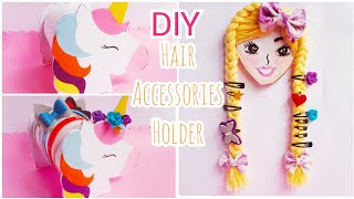 Diy Hair Accessories Holder// How To Organizer You Hair Accessories//Diy