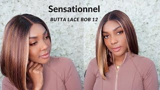 Beginner Friendly Bob | Sensationnel Human Blend Butta Hd Lace Front Wig - Bob 12