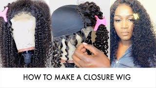 Detailed For Beginners How To Sew-In A Closure Wig  Ft. Wondess Hair  Get Ready For 11.11