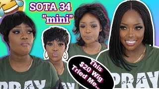  Pt. 34!!! Slay Or Throw Away "Mini"! Trying Out Super Affordable Amazon Wigs!!? | Mary K.