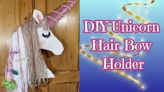 Diy Unicorn Hair Bow Holder Organizer Room Decor