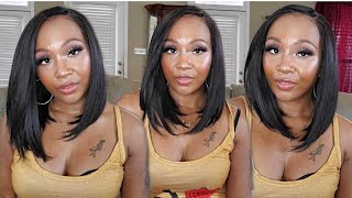 Affordable Bob! Outre Synthetic Everywear Hd Lace Front Wig - Every 13 Ft. Ebonylinecom