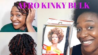 How To: Diy Twist- Afro Kinky Bulk Hair || 10 Ways To Style // Protective Style : 4C Natural Hair.