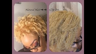 Afro Kinky Curly Clip Ins | Easy Natural Hairstyle For Beginners | Twist Out And Install | Lovrio