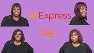 Unboxing & Try On Aliexpress Wigs