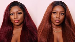 Outre Human Hair Blend 360 13X6 Hd Lace Frontal Wig Sunniva | Icon Beauty Supply