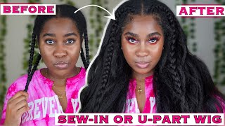 Lazy Girls Best Choice  Trying A U-Part Wig For The First Time | Alipearl Hair