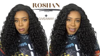 Outre 100% Human Hair Blend 360 Hd 13X6 Frontal Lace Wig - Roshan  +Giveaway --/Wigtypes.Com