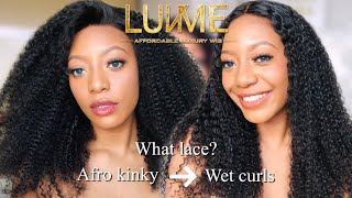 What Lace! Easiest Put On And Go Afro Kinky Curly Wig Feat. @Luvme Hair | Afro And Wet Curl Style