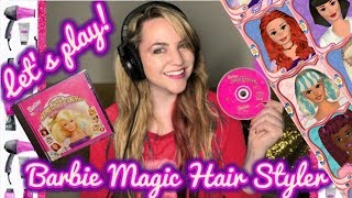 Let'S Play Barbie Magic Hair Styler (1997) - 90'S Throwback Gaming!
