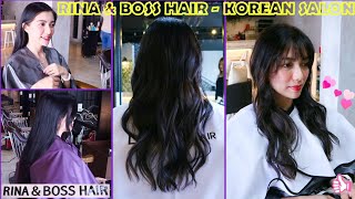 Korean Hairstyle (Hair Makeover By Rina And Boss Hair - Korean Salon)