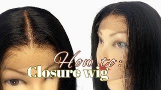 How To Make A Closure Wig In 2021 | Dragon City Hair (How To Customise Your Closure)